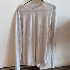 GOODLIFE LONG SLEEVE TEE SHIRT WHITE LARGE